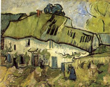 Vincent Van Gogh : A House and Two Figures